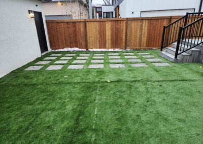 Artificial Turf and Patio