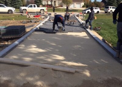 Stone Driveway Beginning