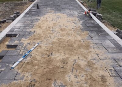 Stone Driveway Sanding