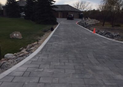Stone Driveway Complete